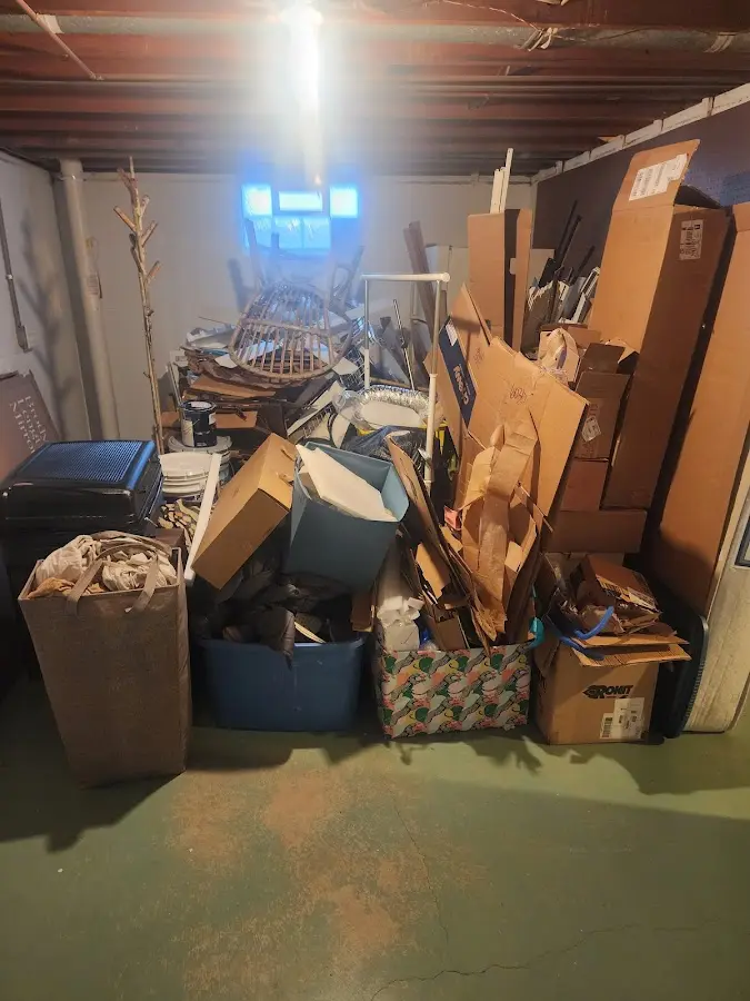 Roll-off dumpster container at job site for Construction Dumpster Rental in Miles City